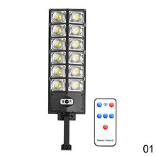 Load image into Gallery viewer, Floodlighting Solar Street Lamp Outdoor Garden Solar Lamp with Control Waterproof Motion Sensor 3 Light Mode Security Lighting for Garden Patio Path Yard