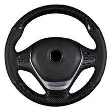 Load image into Gallery viewer, Car Wheel Cover Hand-stitched Carbon Fiber Steering Sports Wheel Cover Non-slip Leather Braid For Steering Wheel