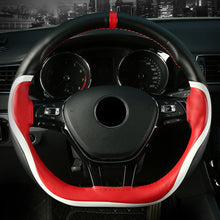 Load image into Gallery viewer, 38cm Car Steering Wheel Cover Leather Steering Wheel Case Sports Steering Wheel Car Accessories