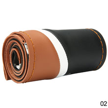 Load image into Gallery viewer, 38cm Car Steering Wheel Cover Leather Steering Wheel Case Sports Steering Wheel Car Accessories