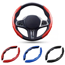 Load image into Gallery viewer, 2Pcs Universal Carbon Fiber Car Steering Wheel Cover Non-Slip Auto Interior Decoration Accessories
