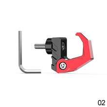 Load image into Gallery viewer, Aluminum Alloy Motorcycle Luggage Helmet Hook Mount Motorbike Scooter Holder Bag Hanger With Screw