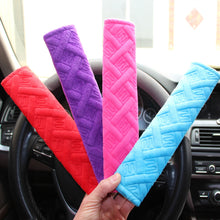Load image into Gallery viewer, 2Pcs Car Seatbelt Covers Velvet Shoulder Soft Plush Cushion Belt Cover for Adult Kids Non Slip Truck Backpack Straps Accessories