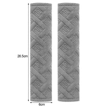 Load image into Gallery viewer, 2Pcs Car Seatbelt Covers Velvet Shoulder Soft Plush Cushion Belt Cover for Adult Kids Non Slip Truck Backpack Straps Accessories
