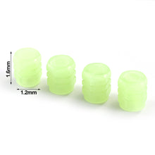 Load image into Gallery viewer, 4Pcs Car Luminous Valve Cap Dust-proof Decorative Tires Accessories Tyre Stem Covers Applicable Universal Motorcycle Bike