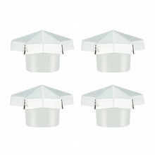 Load image into Gallery viewer, 4Pcs Universal Tire Stem Valve Caps Pentagram Shaped Wheel Tyre Air Valve Stem Caps Dust Covers