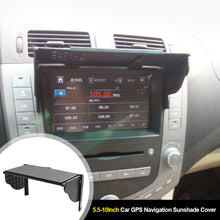 Load image into Gallery viewer, 5.5-10Inch Car GPS Navigation Sunshade Cover Auto GPS Navigator Sunshade Hood Car Multifunctional Light Cover Barrier