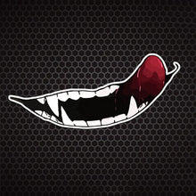 Load image into Gallery viewer, Personalized Motorcycle Helmet Sticker Evil Teeth Sticker For Motorbike Car Styling Decals Self Adhesive Car Sticker accessories