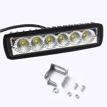 Load image into Gallery viewer, 18W 6 LED Car LED Work Light High Bright DRL Spotlight For Truck Offroad Car Tractor SUV ATV Bar LED Headlights 12V Driving Lamp