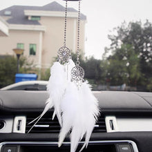 Load image into Gallery viewer, Mini Dream Catcher Car Pendant Accessory Interior For Girls Feather Mirror Hanging Pendant Home Decor Lucky Car Ornament Girls