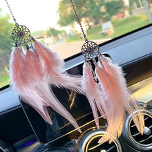 Load image into Gallery viewer, Mini Dream Catcher Car Pendant Accessory Interior For Girls Feather Mirror Hanging Pendant Home Decor Lucky Car Ornament Girls