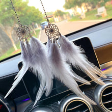 Load image into Gallery viewer, Mini Dream Catcher Car Pendant Accessory Interior For Girls Feather Mirror Hanging Pendant Home Decor Lucky Car Ornament Girls
