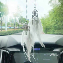 Load image into Gallery viewer, Mini Dream Catcher Car Pendant Accessory Interior For Girls Feather Mirror Hanging Pendant Home Decor Lucky Car Ornament Girls