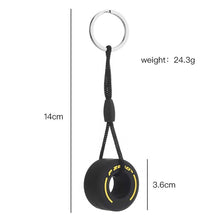 Load image into Gallery viewer, Simulation Tire Keychain Small PVC Soft Rubber Wheel Model Key Ring Car Refitting Pendant Creative Keychain Car Decoration
