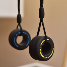 Load image into Gallery viewer, Simulation Tire Keychain Small PVC Soft Rubber Wheel Model Key Ring Car Refitting Pendant Creative Keychain Car Decoration