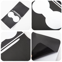 Load image into Gallery viewer, Car Central Control Carbon Fiber Panel Protective Stickers Patch For Tesla Model 3 Model Y Car Accessories Interior Film 2022
