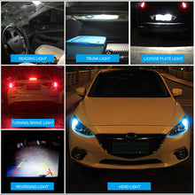 Load image into Gallery viewer, 10pcs W5W T10 Led Canbus Car Interior Bulb Canbus 5730 8SMD For Car Lamps Dome Light Auto Wedge Side License Plate Led Lamp
