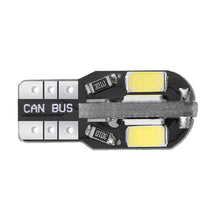 Load image into Gallery viewer, 10pcs W5W T10 Led Canbus Car Interior Bulb Canbus 5730 8SMD For Car Lamps Dome Light Auto Wedge Side License Plate Led Lamp