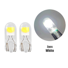 Load image into Gallery viewer, 2Pcs Super Bright T10 LED BULB W5W Sapphire COB Drive-Free led wedge bulb Dome Reading Lamp Bulb Super Bright 12V Car Bulb 6000K