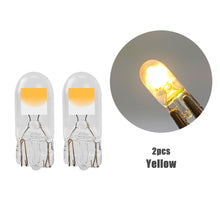 Load image into Gallery viewer, 2Pcs Super Bright T10 LED BULB W5W Sapphire COB Drive-Free led wedge bulb Dome Reading Lamp Bulb Super Bright 12V Car Bulb 6000K