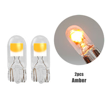 Load image into Gallery viewer, 2Pcs Super Bright T10 LED BULB W5W Sapphire COB Drive-Free led wedge bulb Dome Reading Lamp Bulb Super Bright 12V Car Bulb 6000K