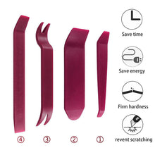 Load image into Gallery viewer, 4Pcs/Set Auto Door Clip Panel Trim Removal Tools Navigation Blades Disassembly Car Interior Seesaw Conversion Repairing Tool