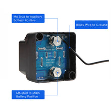 Load image into Gallery viewer, 12V 140A Voltage Sensitive Relay Battery Isolator Automatic Charging Relay Car Battery Relay VSR for Smart Charge 2 Battery Bank