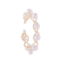 Load image into Gallery viewer, Fashion Personalized Adjustable Rings Multi Beaded Alloy Imitation Freshwater Pearls Ring Creative Simple Women Body Jewelry