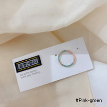 Load image into Gallery viewer, Fashion Colourful Resin Acrylic Rings for Women Geometric Round Rings Girl Transparent Round Ring Versatile Jewelry Gifts