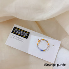 Load image into Gallery viewer, Fashion Colourful Resin Acrylic Rings for Women Geometric Round Rings Girl Transparent Round Ring Versatile Jewelry Gifts