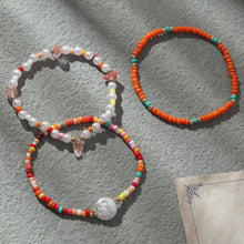 Load image into Gallery viewer, 3pcs/set Fashion Mixed Color Beaded Bracelet Irregular Imitation Crystal Rice Beads Gravel Bracelet Women Jewelry Gifts