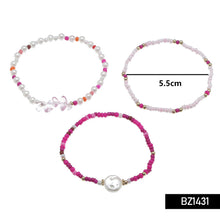 Load image into Gallery viewer, 3pcs/set Fashion Mixed Color Beaded Bracelet Irregular Imitation Crystal Rice Beads Gravel Bracelet Women Jewelry Gifts