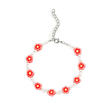 Load image into Gallery viewer, Simple Fashion Imitation Pearl Soft Pottery Bracelet Colorful Flower Bracelet Bohemian Lemon Avocado Hand Beaded Women Jewelry