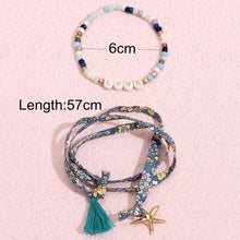 Load image into Gallery viewer, Simple Fashion Personalized Beaded Bracelet Mixed Beads Colorful Printing Rice Beads Bohemian Fabric Bracelet Women Jewelry