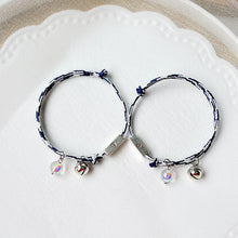 Load image into Gallery viewer, 2Pcs/pair Fashion Stainless Steel Couple Bracelets Magnetism Bell Star Creative Chain Bracelets Jewelry Gift for Women Men