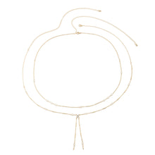 Load image into Gallery viewer, Vintage Summer Sexy Double Layer Waist Chain Thin Link Female Body Chain Waist Chain Belt Streetwear Women Fashion Body Jewelry