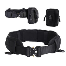 Load image into Gallery viewer, Multifunction MOLLE Tactical Battle Belt Hunting Set Belt Military Inner Waist Belt With Phone Tool Bag For CS Shooting