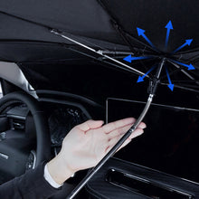 Load image into Gallery viewer, Car Windshield Sunshade Umbrella Type Sun Shade For Car Window Summer Sun Protection Heat Insulation Cloth For Car Front Shading