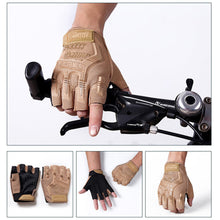 Load image into Gallery viewer, Tactical Gloves Military Army Shooting Paintball Airsoft Bicycle Motorcross Combat Hard Knuckle Fingerless Gloves
