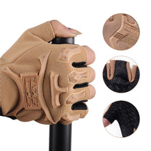 Load image into Gallery viewer, Tactical Gloves Military Army Shooting Paintball Airsoft Bicycle Motorcross Combat Hard Knuckle Fingerless Gloves