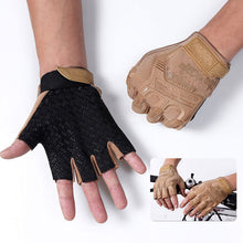 Load image into Gallery viewer, Tactical Gloves Military Army Shooting Paintball Airsoft Bicycle Motorcross Combat Hard Knuckle Fingerless Gloves