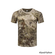 Load image into Gallery viewer, Tactical Camouflage Shirt Short Sleeve Men's Quick Dry Combat T-Shirt Military Army T Shirt Camo Outdoor Hunting Hiking Shirts