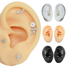 Load image into Gallery viewer, 1 Pcs Silicone Ear Model Professional Practice Piercing Tools Earring Ear Stud Display Tools Can Be Reused Body Jewelry