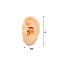 Load image into Gallery viewer, 1 Pcs Silicone Ear Model Professional Practice Piercing Tools Earring Ear Stud Display Tools Can Be Reused Body Jewelry