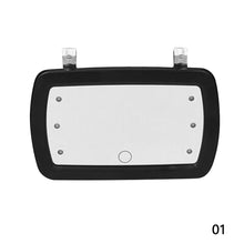 Load image into Gallery viewer, 17x11cm Car Interior Mirror Touch Switch LED Makeup Mirror Sun Visor High Clear Interior HD Mirror