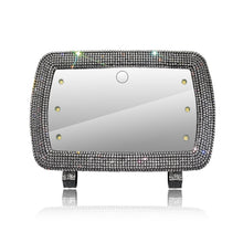 Load image into Gallery viewer, Car Sun Visor Makeup Mirror with LED Light Fill Light Beauty Mirror Car Decor With Bling Assessoires for Girls