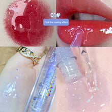 Load image into Gallery viewer, Transparent Water Glass Lip Gloss Moisturizing Mirror Shiny Lip Gloss Colorless Transparent Lip Gloss Makeup Cosmetic