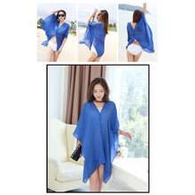 Load image into Gallery viewer, Summer Multifunctional Chiffon Shirt All-match Sun Protection Clothing Perspective Sunscreen Shawl Scarf for Women