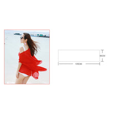 Load image into Gallery viewer, Summer Multifunctional Chiffon Shirt All-match Sun Protection Clothing Perspective Sunscreen Shawl Scarf for Women