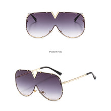 Load image into Gallery viewer, Large Frame Sunglasses Personality Trend Sunglasses UV Protection Retro Sunglasses Outdoor Glasses for Men Women
